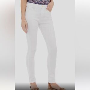 Michael Kors White Stretchy Izzy Skinny Jeans